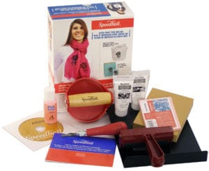 SPEEDBALL printmaking kit Speedball - Ultimate Fabric and Paper Block Printing Kit - Item #3478