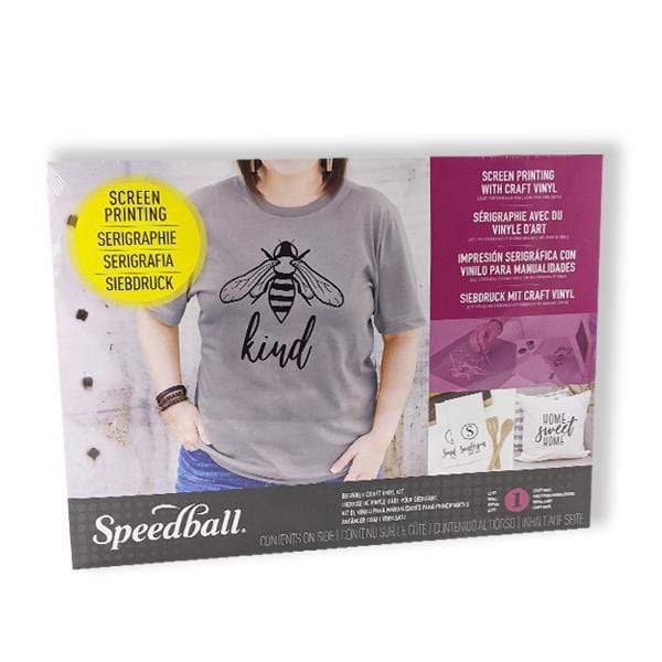 SPEEDBALL SCREEN PRINTING Speedball Screen Printing Craft Vinyl Kit - Level 1