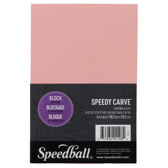 SPEEDBALL SOFT LINO Speedball - Speedy Carve - 4x6" Lino Block - Item #4108