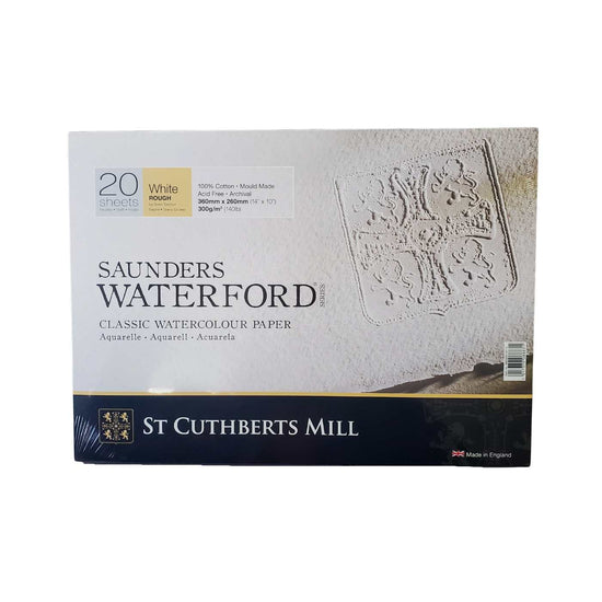 St. Cuthberts Mill Watercolour Block Saunders Waterford - Watercolour Block - Rough - 140lb - 14x10" - Item #46630001011E