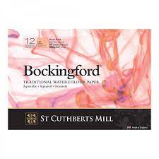 St. Cuthberts Mill Watercolour Pad - Glued Bockingford - Watercolour Pad - Hot Press - 140lb - 10x7" - Item #45330001011B