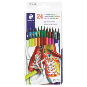 STAEDTLER COLOUR PENCIL SET Staedtler - Coloured Pencils - 24 Pieces - Item #175 C24A6 02