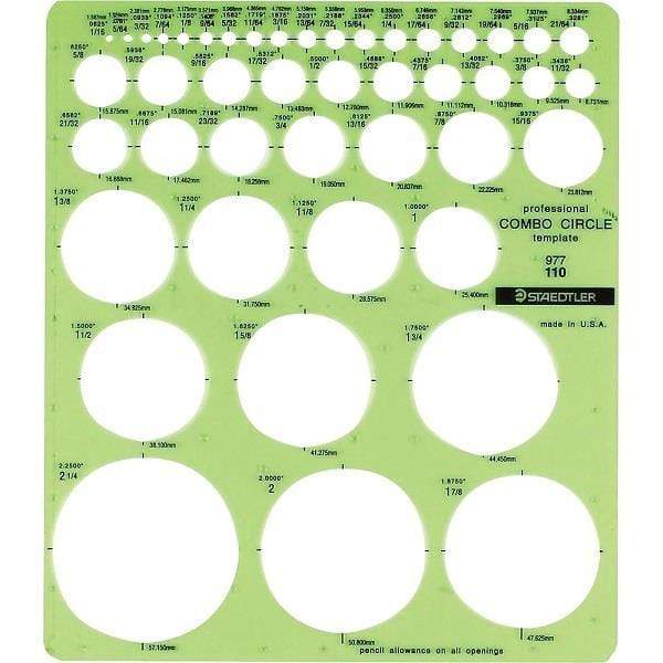 Drafting Templates General Rapidesign Circle 40 Timely Alvin A422 Staedtler  977 