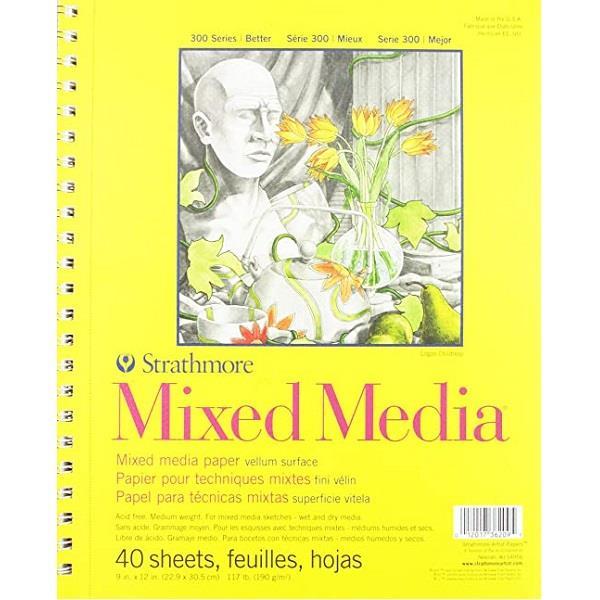 STRATHMORE 300 MIXED MEDIA Strathmore 300 Mixed Media Pad 9x12"
