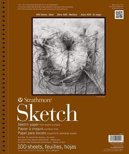 Load image into Gallery viewer, STRATHMORE 400 SKETCH PAD Strathmore 400 Sketch Pad 11X14&amp;quot;

