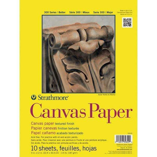 Load image into Gallery viewer, STRATHMORE CANVAS PAD Canvas Pad - Strathmore 300 - 9x12&amp;quot;
