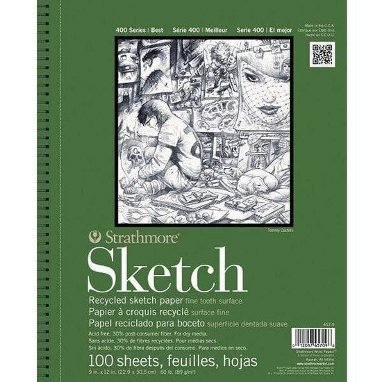 Strathmore 400 Series Drawing Pad, 14x17 24 Sheets NEW