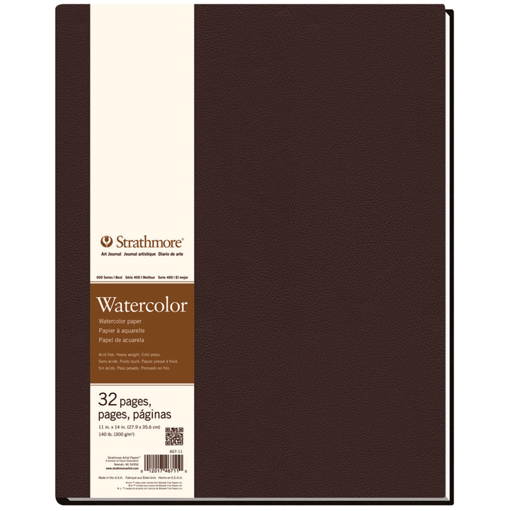 STRATHMORE Watercolour Book Strathmore - 400 Series - Hardcover Watercolour Journal - 8.5x11" - Item #467-8