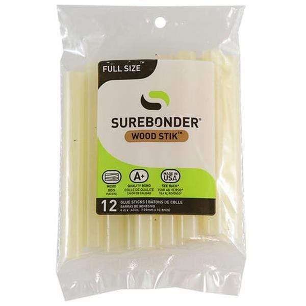 SUREBONDER GLUE STICKS Surebonder Wood Glue Sticks 4" - 12 Pack