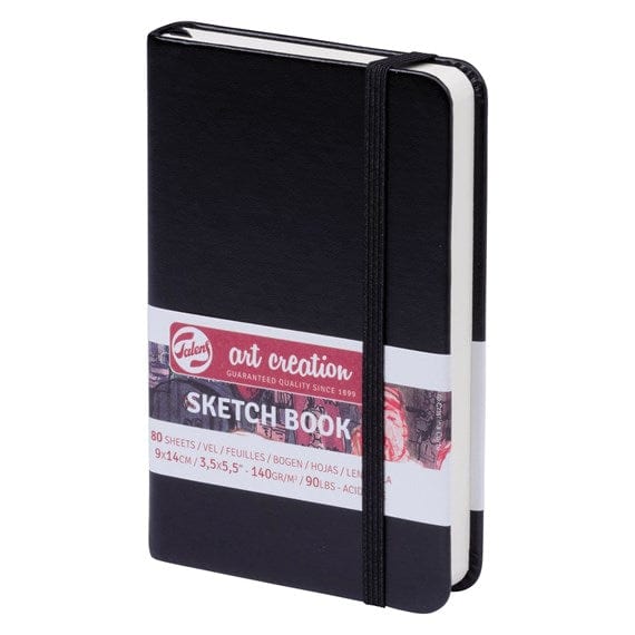 TALENS ART CREATION SKETCHBOOK BLACK Talens - Art Creation - Sketch Book - 9x14cm - Small Profile - 80 Sheets