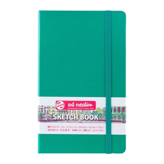 TALENS ART CREATION SKETCHBOOK FOREST GREEN Talens - Art Creation - Sketch Book - 13x21cm - Profile - 80 Sheets