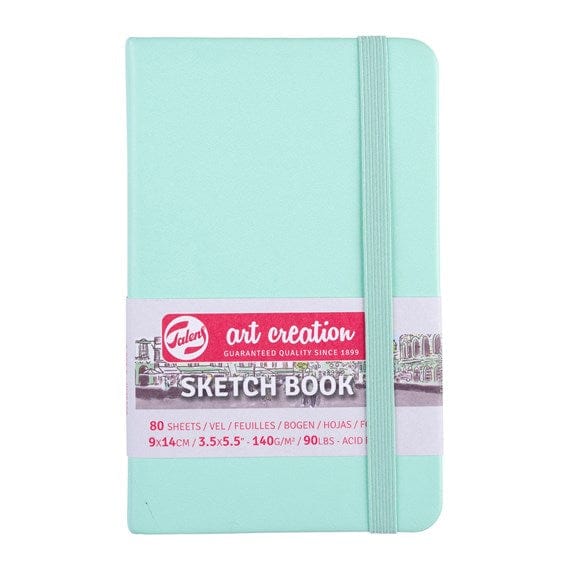 TALENS ART CREATION SKETCHBOOK FRESH MINT Talens - Art Creation - Sketch Book - 9x14cm - Small Profile - 80 Sheets