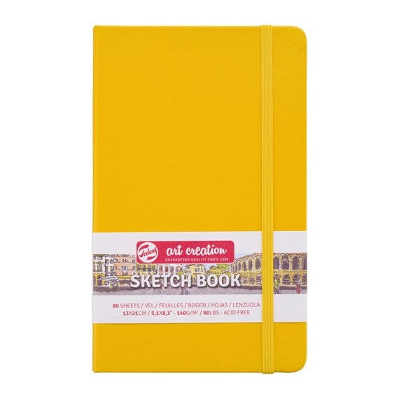 TALENS ART CREATION SKETCHBOOK GOLDEN YELLOW Talens - Art Creation - Sketch Book - 13x21cm - Profile - 80 Sheets