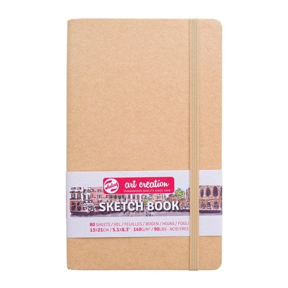 TALENS ART CREATION SKETCHBOOK KRAFT Talens - Art Creation - Sketch Book - 13x21cm - Profile - 80 Sheets