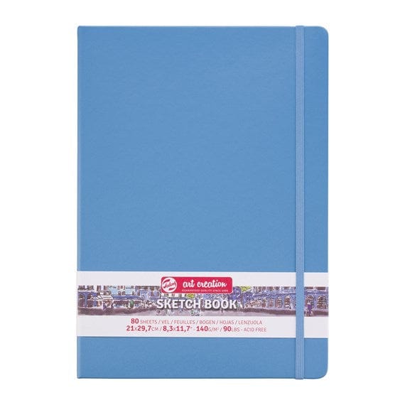 TALENS ART CREATION SKETCHBOOK LAKE BLUE Talens - Art Creation - Sketch Book - 21x30cm - Large Profile - 80 Sheets