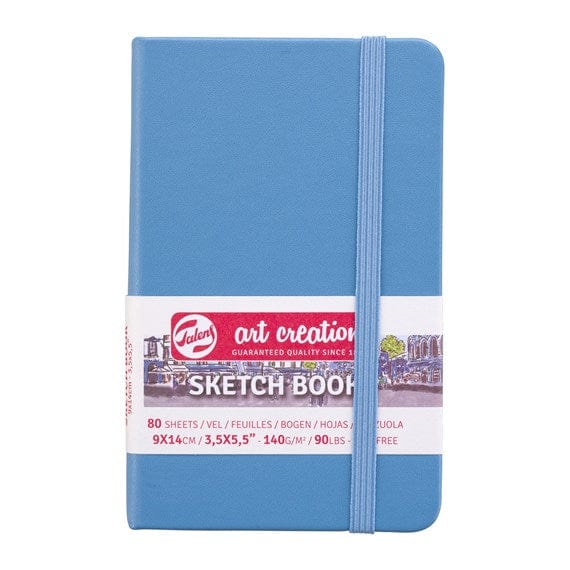 TALENS ART CREATION SKETCHBOOK LAKE BLUE Talens - Art Creation - Sketch Book - 9x14cm - Small Profile - 80 Sheets