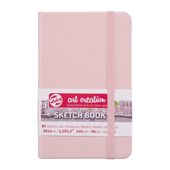 TALENS ART CREATION SKETCHBOOK PASTEL PINK Talens - Art Creation - Sketch Book - 9x14cm - Small Profile - 80 Sheets