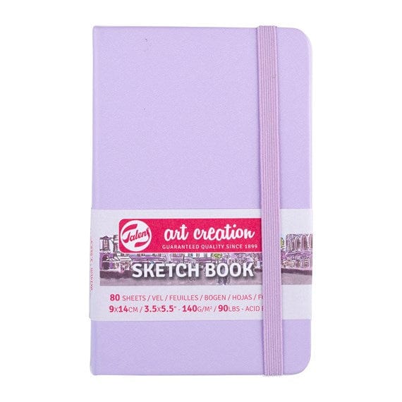 TALENS ART CREATION SKETCHBOOK PASTEL VIOLET Talens - Art Creation - Sketch Book - 9x14cm - Small Profile - 80 Sheets