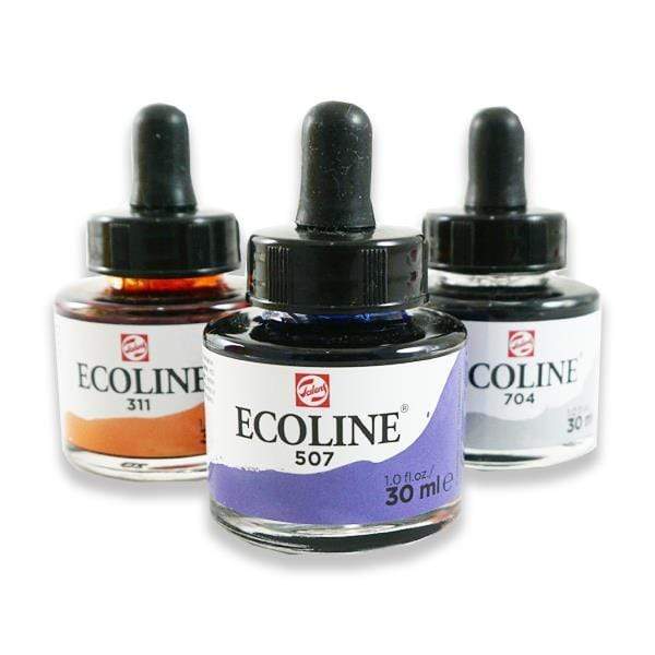 Ecoline Liquid Watercolour, 30ml Jar, Grey