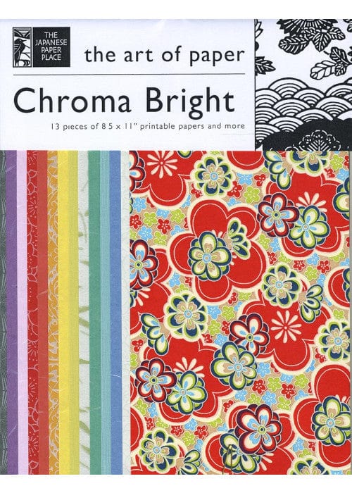 The Japanese Paper Place Paper Potluck The Japanese Paper Place - Chroma Bright - 13 Sheets - 8.5x11" - Item #POT13553