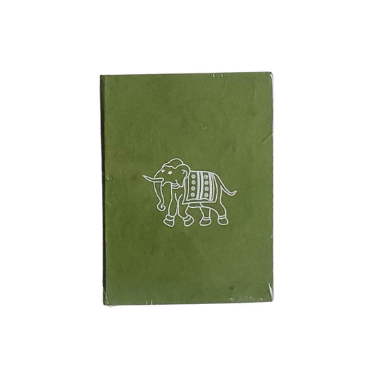 Tibetan Paper & Handicraft Notebook - Blank Elephant Tibetan Paper - Chung Chung Notebook - Blank - 3x4"