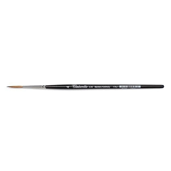 Load image into Gallery viewer, TINTORETTO LINER BRUSH Tintoretto Liner Brush 336 Round Short Hand Size 0

