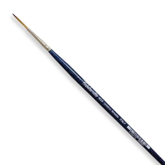 TINTORETTO SYNTHETIC BRUSH Tintoretto - Synthetic Brush Round  - Extra Long Brush Tip - Size 3/0 - item# 0453/3/0