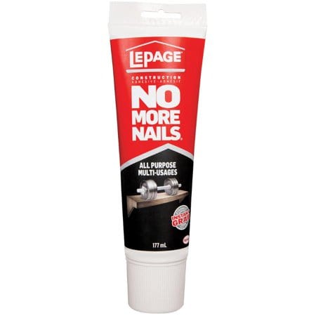 Toolway Liquid Adhesive LePage - No More Nails - Gap Filling Adhesive - 177mL Tube - Item #85002001