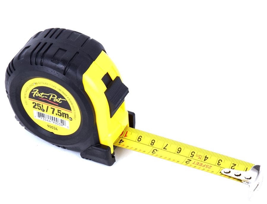 Toolway Tape Measure Tooltech - FatPat Tape Measure - 25' Blade - Item #90034