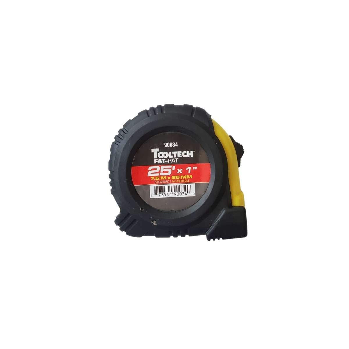 Toolway Tape Measure Tooltech - FatPat Tape Measure - 25' Blade - Item #90034