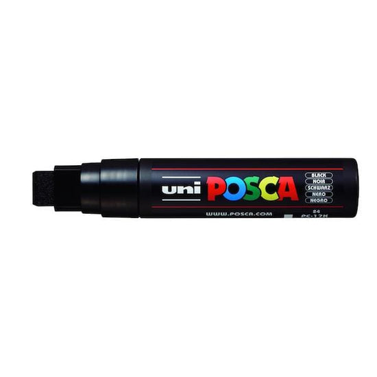 UNIBALL POSCA BLACK Uni Posca Extra Broad Tip Paint Marker PC-17K