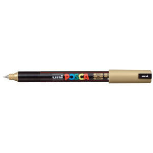 UNIBALL POSCA GOLD Uni Posca Extra Fine Tip Paint Marker PC-1MR