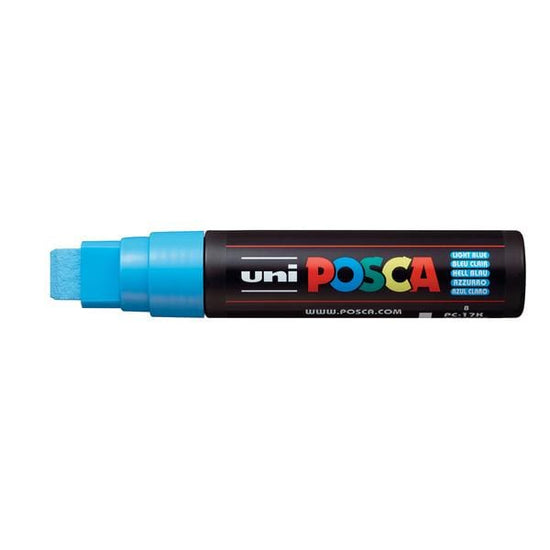 UNIBALL POSCA LIGHT BLUE Uni Posca Extra Broad Tip Paint Marker PC-17K