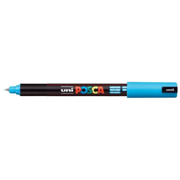UNIBALL POSCA LIGHT BLUE Uni Posca Extra Fine Tip Paint Marker PC-1MR