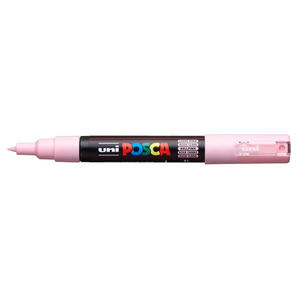 UNIBALL POSCA LIGHT PINK Uni Posca Extra Fine Tapered Tip Paint Marker PC-1M