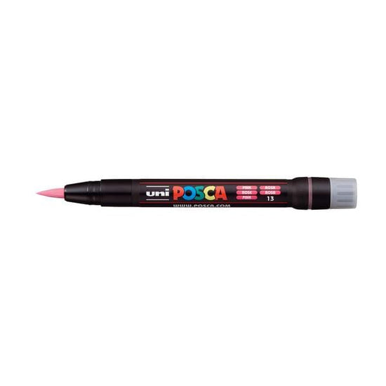 UNIBALL POSCA PINK Uni Posca Brush Tip Paint Marker PCF-350
