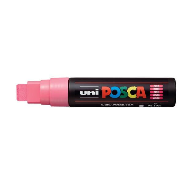 UNIBALL POSCA PINK Uni Posca Extra Broad Tip Paint Marker PC-17K