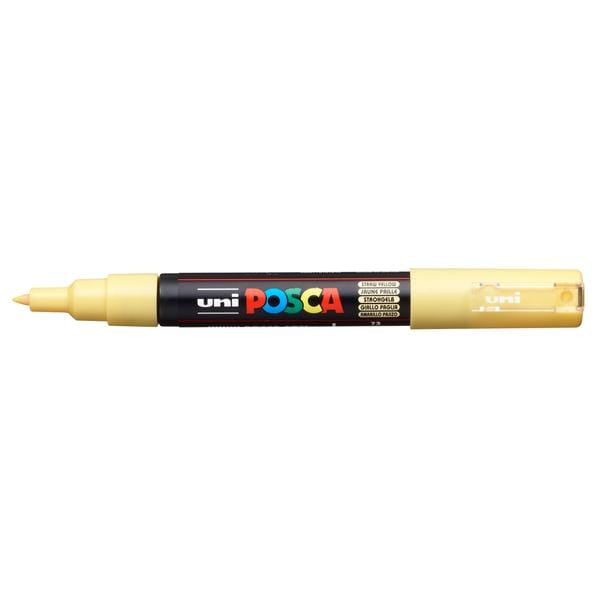 UNIBALL POSCA STRAW YELLOW Uni Posca Extra Fine Tapered Tip Paint Marker PC-1M