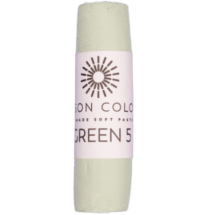 Unison Colour Soft Pastel GREEN 5 Unison Colour - Individual Handmade Soft Pastels - Green Hues