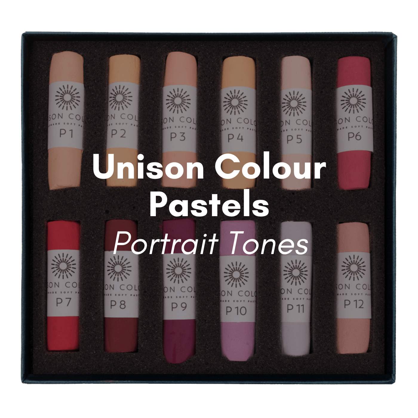 Unison Colour Soft Pastel Unison Colour - Individual Handmade Soft Pastels - Portrait Tones
