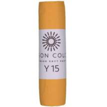 Unison Colour Soft Pastel YELLOW 15 Unison Colour - Individual Handmade Soft Pastels - Yellow Hues