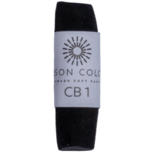 Load image into Gallery viewer, UNISON SOFT PASTEL CARBON BLACK 1 Unison Colour - Individual Handmade Soft Pastels - Carbon Blacks
