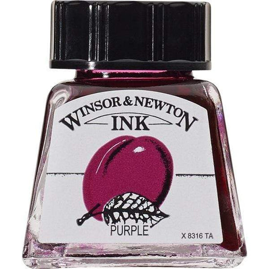 WINSOR NEWTON DRAW INK PURPLE Winsor & Newton Drawing Ink - 14ml