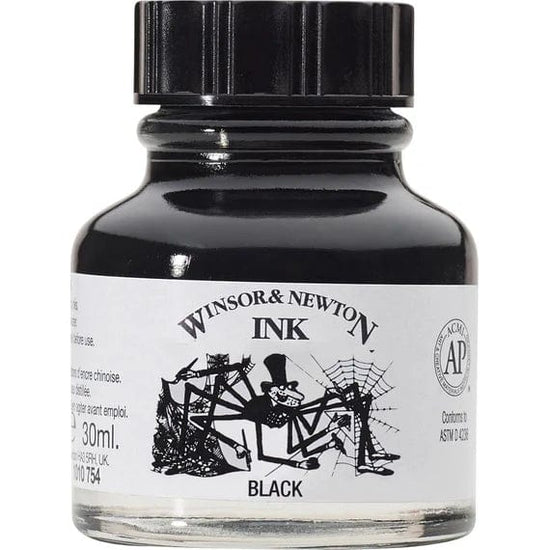 Winsor & Newton Ink Bottle Winsor & Newton - Drawing Ink - 30mL Bottle - Black India Ink