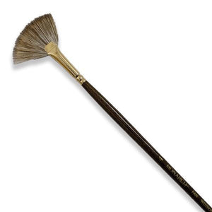 WINSOR NEWTON LONG H BRUSH Winsor & Newton - Monarch - Long Handle Brush - Fan - Size 4 - item# 5506004