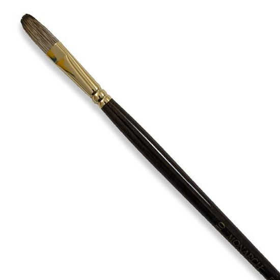 WINSOR NEWTON LONG H BRUSH Winsor & Newton - Monarch - Long Handle Brush - Filbert - Size 10 - item# 5504010