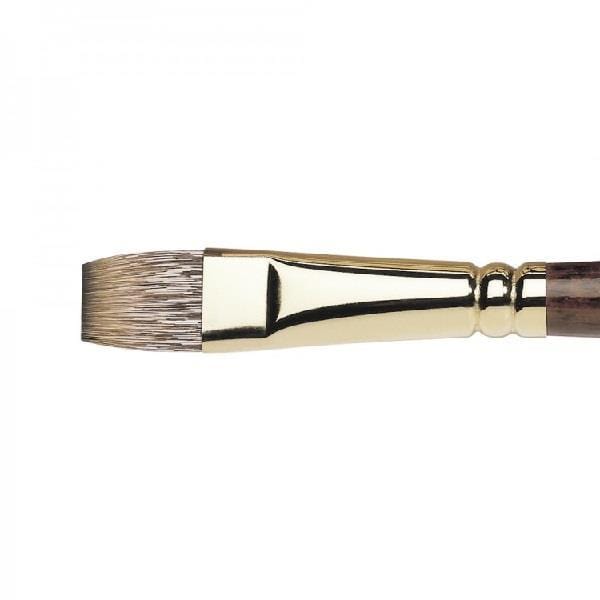 WINSOR NEWTON LONG H BRUSH Winsor & Newton - Monarch - Long Handle Brush - Flat (Bright) - Size 8 - item# 5501008