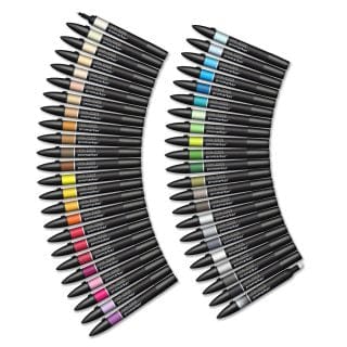 Winsor & Newton MARKER SET Winsor & Newton - Promarker Chisel - Set of 48 Colours - Item #0290067