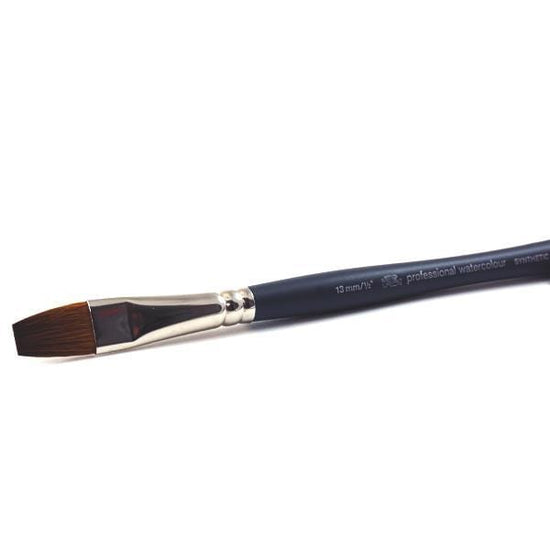 WINSOR NEWTON PROF W/C BRUSH Winsor & Newton - Professional Watercolor Synthetic Sable brush - One Stroke Brush - Size 1/2" - 13mm - item# 5011613