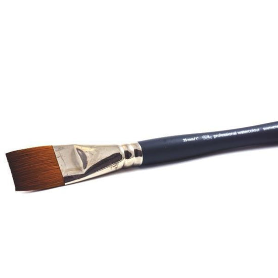 WINSOR NEWTON PROF W/C BRUSH Winsor & Newton - Professional Watercolor Synthetic Sable brush - One Stroke brush - Size 1" - 25mm - item# 5011625